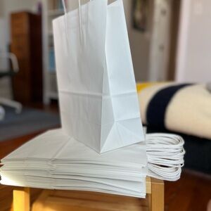 White Paper Shopping Bags